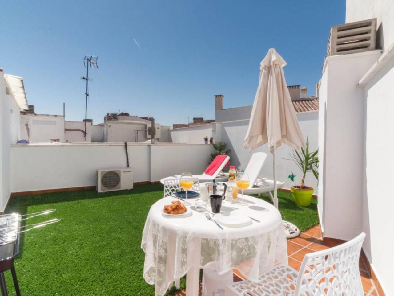 Ferienwohnung Atico Centro Historico A/C Bbq Wifi Málaga Exterior foto